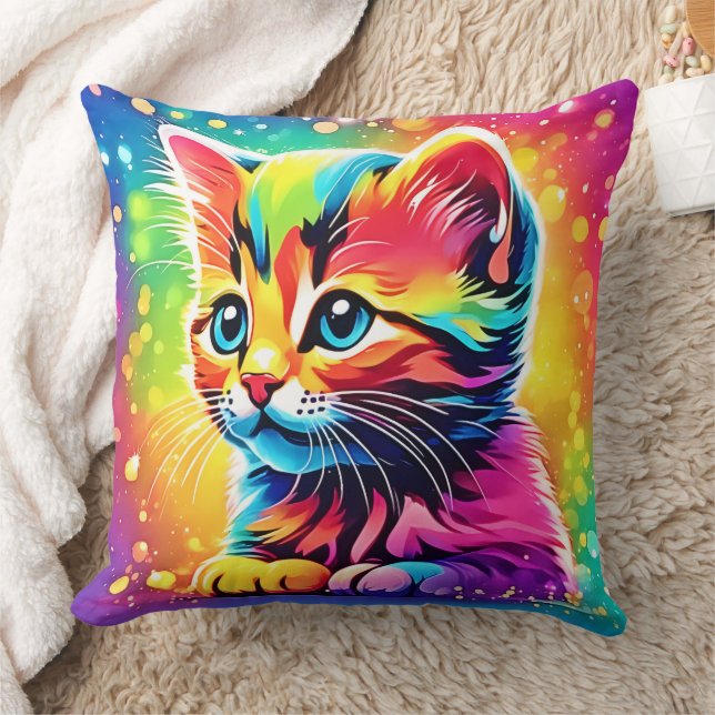 Coussin Kitten Dream Arc-en-ciel (Couverture)