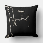 Coussin Kitten peint avec lumière (Verso)