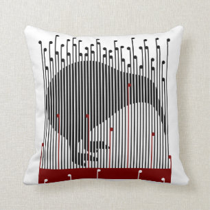 Coussin Kiwi dans le Raupo, BULLRUSH