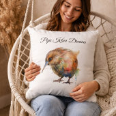 Coussin Kiwi doux Pipi, personnalisé