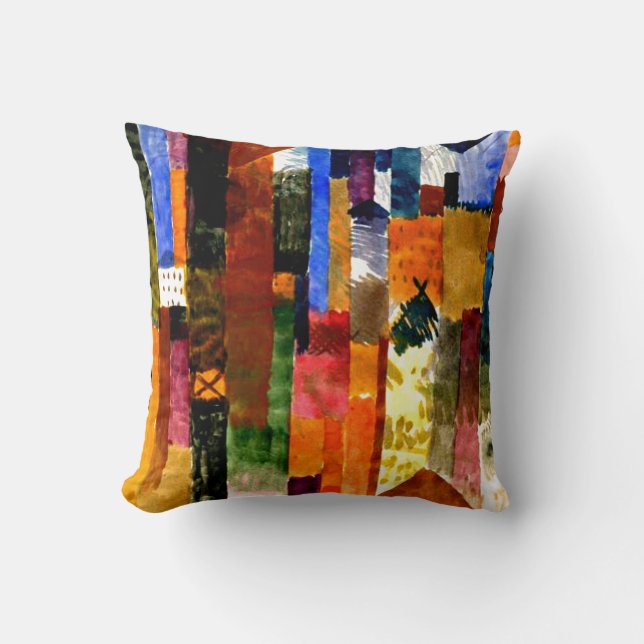 Coussin Klee - Avant la ville (Recto)
