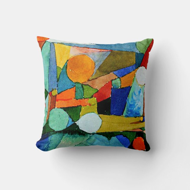 Coussin Klee - Couleurs (Recto)