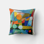 Coussin Klee - Couleurs, peinture célèbre, (Verso)