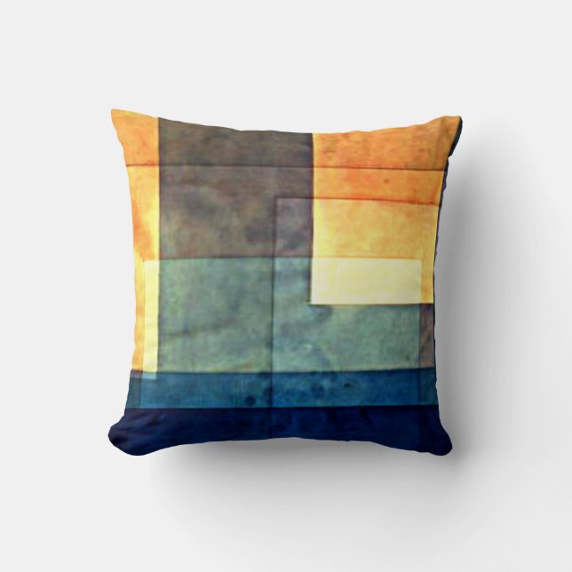 Coussin Klee - Maison sur l'eau (Recto)