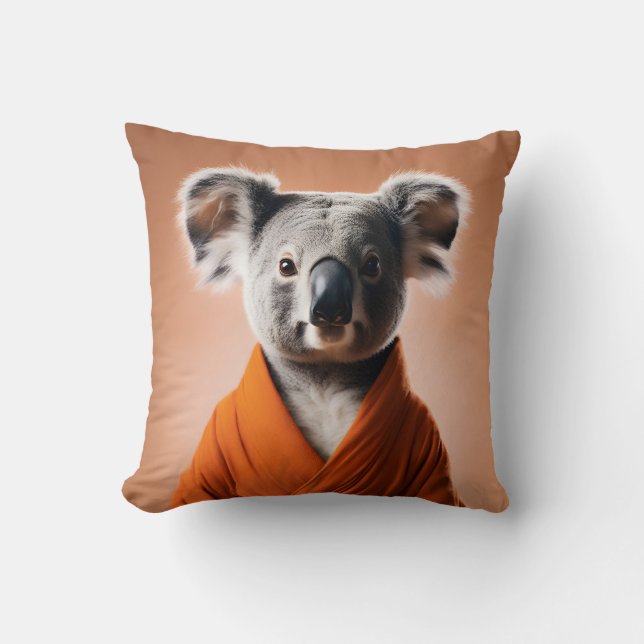 Coussin Koala bouddhiste (Recto)