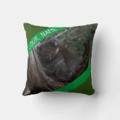 Coussin Koala dormant dans un arbre Australie (Verso)