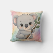 Coussin ~ KOALA ~ Feuilles de Liquidambar ~ (Recto)