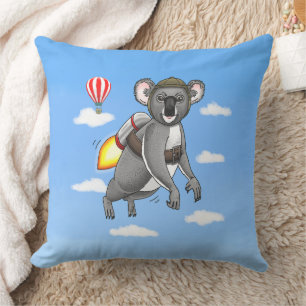 Coussin Koala Fusée