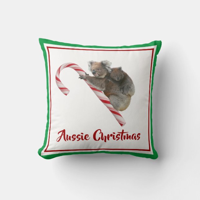 Coussin Koalas en Sucre de canne sous  (Recto)