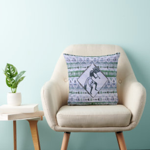 Coussin Kokopelli - Amérindien Motif sans couture 2