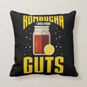 Coussin Kombucha aime vos goûts Boire du thé Kombucha