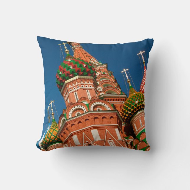 Coussin Kremlin, Vasiliy Bienheureux | Moscou, Russie (Recto)