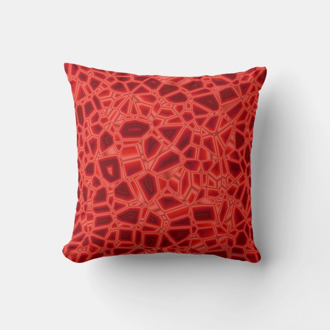 Coussin Kryptonite abstrait (Recto)