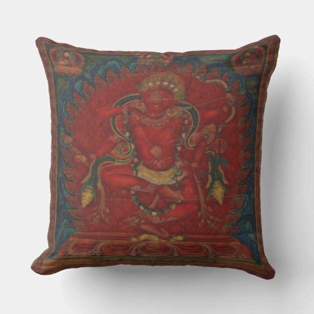 Coussin Kurukulla du bouddhisme tibétain (Recto)
