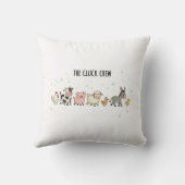 Coussin "La Bande à Cluck" (Verso)