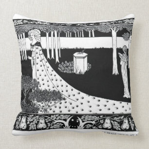 Coussin La Beale Isoud chez le Gard joyeux, illustration