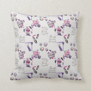 Coussin La beauté vient du motif d'intérieur