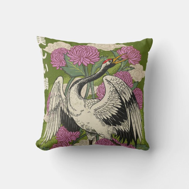 Coussin La Belle Grue (Recto)
