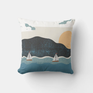 Coussin la belle nature, Mer Jaune