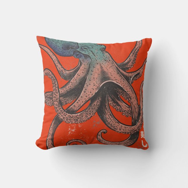 Coussin La Belle Pieuvre (Recto)