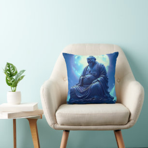 Coussin La Bénédiction de la Lune sur la Statue Céleste