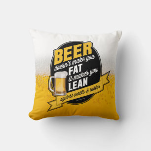 Coussin La Bière Vous Rend Lean