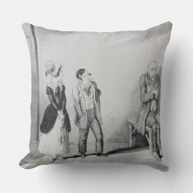 Coussin La bouteille, le plat VIII, la bouteille a fait (Recto)