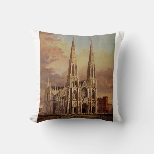 Coussin La cathédrale Saint-Patrick dans le Midtown Manhat (Recto)