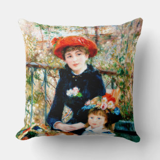 Coussin La célèbre peinture des "Deux Soeurs" de Charmimg