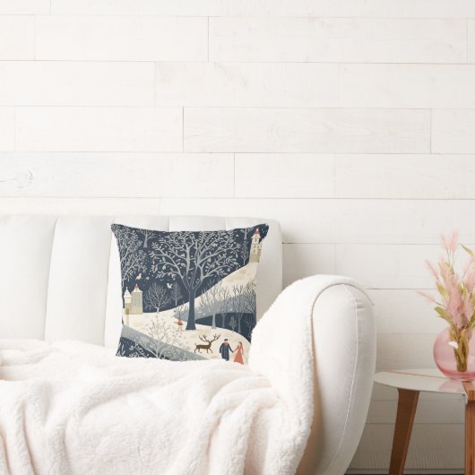 Coussin La chaleur du soleil en hiver (Canapé)