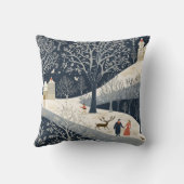 Coussin La chaleur du soleil en hiver (Verso)