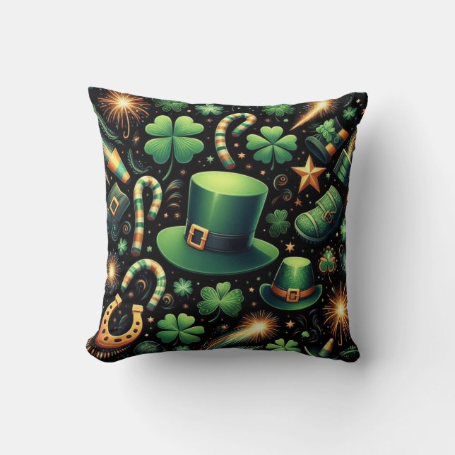 Coussin La Chance de la Saint-Patrick (Recto)
