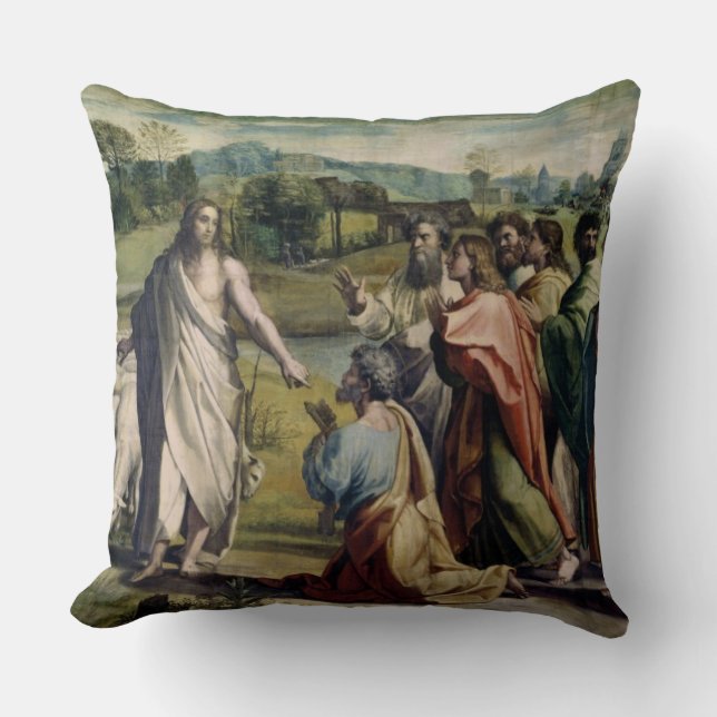 Coussin La charge du Christ à St Peter (bande dessinée (Recto)