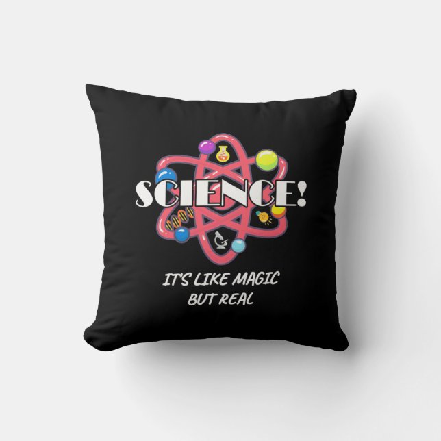 Coussin La Chimie De L'Enseignant La Science Est Comme La  (Recto)