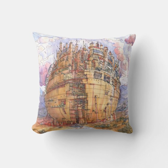 Coussin La citta sferica (Recto)