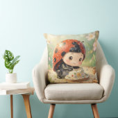 Coussin La coccinelle et le royaume caché du nectar (Chaise)