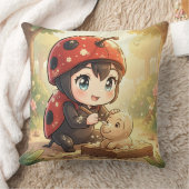 Coussin La coccinelle et le Royaume de Nectar Caché.2 (Couverture)