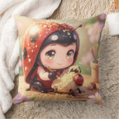 Coussin La coccinelle et le Royaume de Nectar Caché.7 (Couverture)