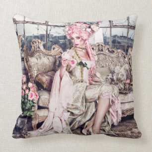 Coussin La collection de Roses de Virginie, Pink Lady