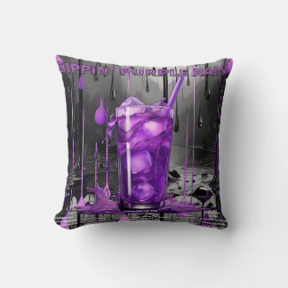 Coussin La collection Sippin' Purple Rain
