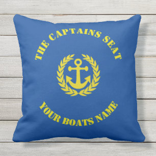 Coussin La conception d'ancre de bateaux de siège de