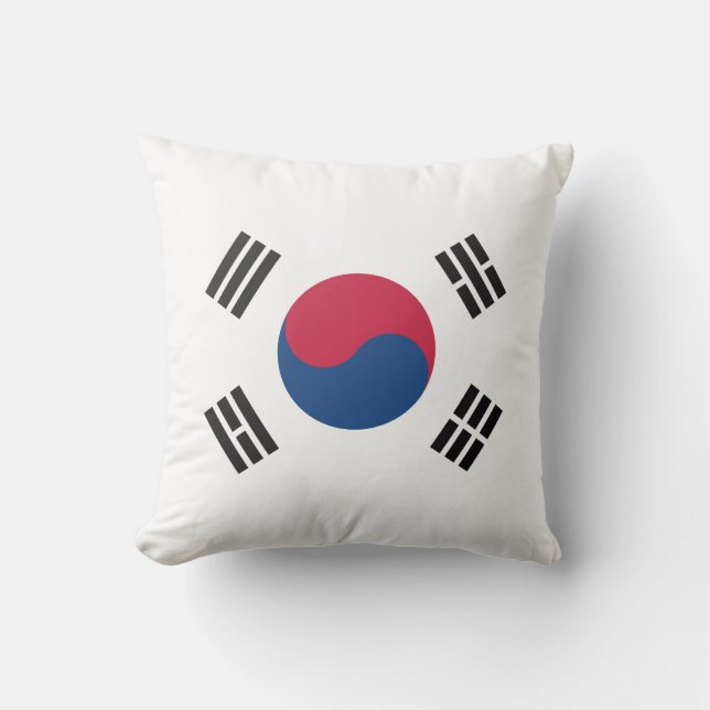 Coussin La Corée du Sud (Recto)