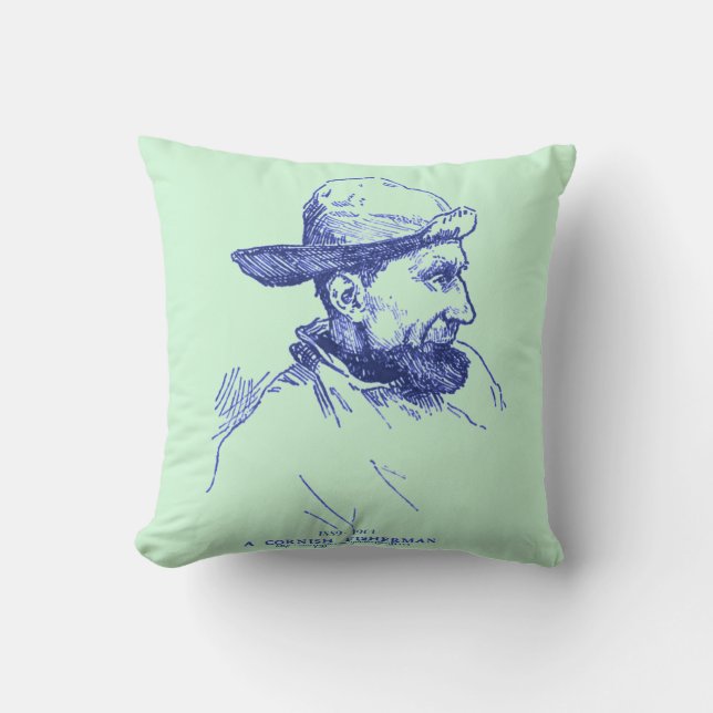 Coussin "La côte de Cornouailles" (Recto)