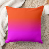 Coussin La couleur au néon d'ombre d'Ombre d'orange et de (Couverture)