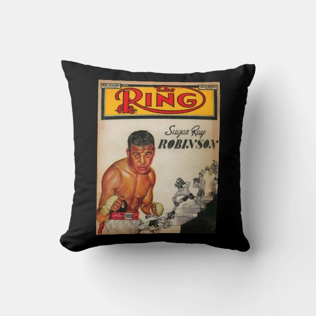 Coussin La couverture de magazine d'anneau 2 (Recto)