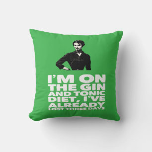 Coussin la dame vintage Gin and Tonic Diet