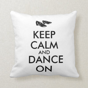Coussin La danse chausse personnalisable gardent le calme