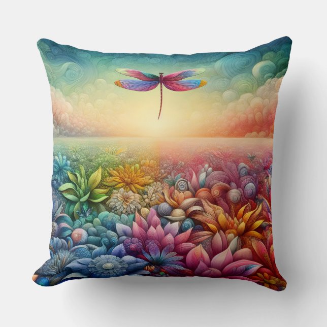 Coussin La Danse de la libellule (Recto)