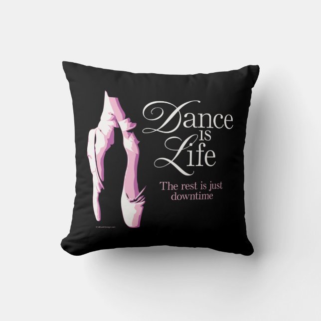 Coussin La danse est la vie (Recto)