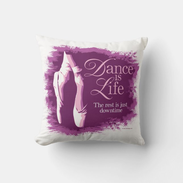Coussin La danse est la vie (Recto)